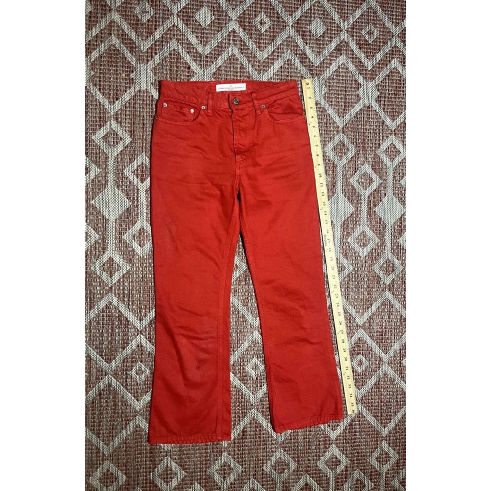 Golden Goose Red Wide Leg Pants